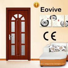 hot sale new design glass wooden door